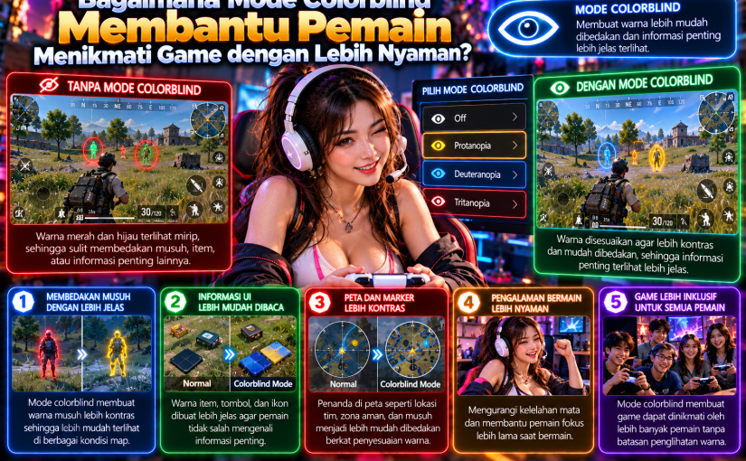 Bagaimana Mode Colorblind Membantu Pemain Menikmati Game dengan Lebih Nyaman?
